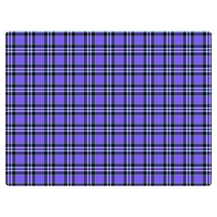 Blue Tartan Plaid 1 Two Sides Premium Plush Fleece Blanket (baby Size) by dressshop