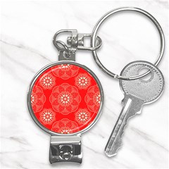 Crimson Current Nail Clippers Key Chain by ArtfulThreads