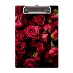 Floral Buds Of Roses Beautiful Flowers A5 Acrylic Clipboard Front