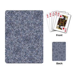 Blue Ornament Complex Mosaic Print Pattern Playing Cards Single Design (rectangle) by dflcprintsclothing