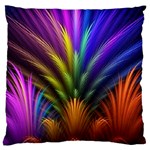 Abstract Colors - , Abstract Colors Standard Premium Plush Fleece Cushion Case (One Side) Front