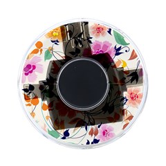 Abstract Floral Background On-the-go Memory Card Reader by kyorashop23