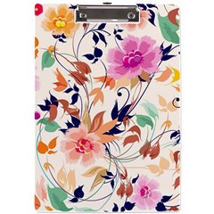 Abstract Floral Background A4 Acrylic Clipboard by kyorashop23