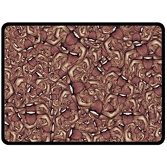 Human Spider Mutant Creatures Motif Random Pattern Fleece Blanket (large) by dflcprintsclothing