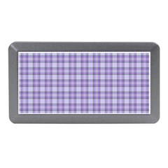 Purple Plaid Tartan 2 Memory Card Reader (mini) by dressshop