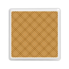 Autumn Fall Plaid Tartan 1 Diagonal Memory Card Reader (square) by dressshop