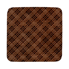 Purple Plaid Tartan 1 Diagonal Square Wood Guitar Pick Holder Case And Picks Set by dressshop