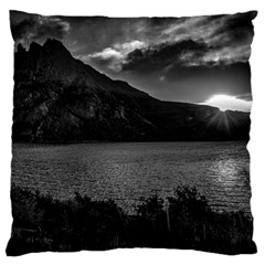 Nahuel Huapi Lake And Andes Range Mountains Landscape, Bariloche, Argentina Standard Premium Plush Fleece Cushion Case (one Side) by dflcprintsclothing
