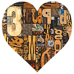 3d Letters Macro Wooden Letters Letters Textures Wooden Puzzle Heart by Salmanaz77