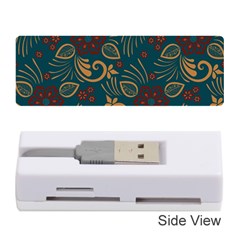 Flowers Floral Retro Flower Texture Memory Card Reader (stick) by Salmanaz77