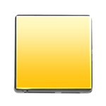 Cream Yellow To Amber Orange Linear Gradient Memory Card Reader (Square 5 Slot) Front
