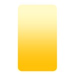 Cream Yellow To Amber Orange Linear Gradient Memory Card Reader (Rectangular) Front