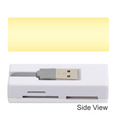 Amber Orange To Cream Yellow Bilinear Gradient Memory Card Reader (stick) by GradientsOmbre