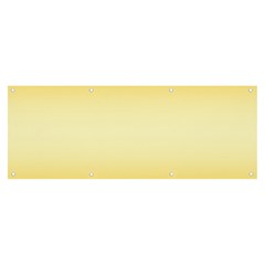 Amber Orange To Cream Yellow Bilinear Gradient Banner And Sign 8  X 3  by GradientsOmbre
