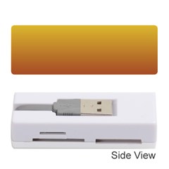 Electric Yellow To Burgundy Red Linear Gradient Memory Card Reader (stick) by GradientsOmbre