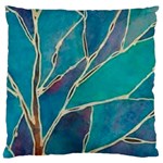 Aqua Batik, Abstract, Colorful Standard Premium Plush Fleece Cushion Case (One Side) Front