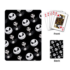 Jack Print, White, Before, Plain, Black, Simple, Christmas Playing Cards Single Design (rectangle) by kyorashop23