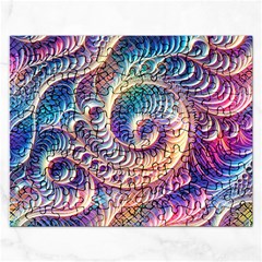 Abstract Fractal Art Swirl Pattern Rectangular Jigsaw Puzzl by Salmanaz77