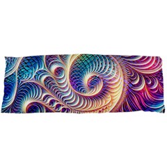 Abstract Fractal Art Swirl Pattern 15 x40  Body Pillow Case Dakimakura (two Sides) by Salmanaz77