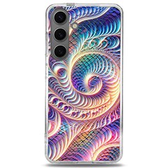 Abstract Fractal Art Swirl Pattern Samsung Galaxy S24 6 2 Inch Tpu Uv Case by Salmanaz77