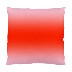 Pink Lace To Scarlet Red Bilinear Gradient Standard Cushion Case (one Side) by GradientsOmbre