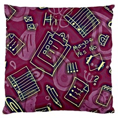 Abstract Art Pattern Design Background Standard Premium Plush Fleece Cushion Case (two Sides) by Grandong