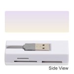 Pale Violet To Cream Yellow Linear Gradient Memory Card Reader (Stick) Front