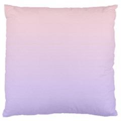 Pale Pink To Pale Violet Linear Gradient Large Cushion Case (one Side) by GradientsOmbre