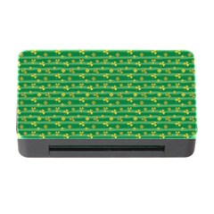 Golden Leaves Memory Card Reader With Cf by designsbymallika