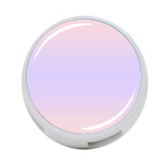 Pale Pink To Pale Violet Bilinear Gradient 4-port Usb Hub (two Sides) by GradientsOmbre