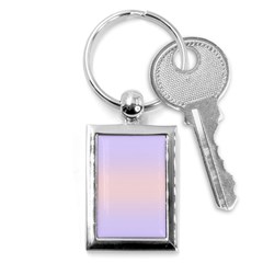 Pale Violet To Pale Pink Bilinear Gradient Key Chain (rectangle) by GradientsOmbre