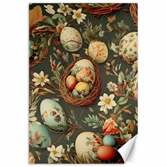 Charming Seamless Pattern Vintage Easter Floral Motif Canvas 20  X 30  by dflcprintsclothing