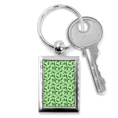 Leaves Pattern Texture Seamless Key Chain (rectangle) by Hannah976