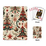 Christmas Tree Snow Playing Cards Single Design (Rectangle) Back