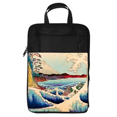 Wave Japanese Mount Fuji Ocean Foldable Shoe Storage Bag by Bedest