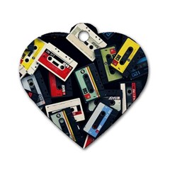 Abstract Case Dog Tag Heart (one Side) by kyorashop23