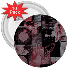 Aesthetic , Aesthetic, Dark 3  Buttons (10 Pack)  by kyorashop23