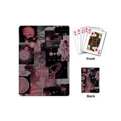 Aesthetic , Aesthetic, Dark Playing Cards Single Design (mini) by kyorashop23