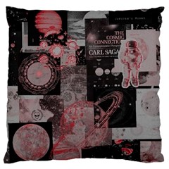 Aesthetic , Aesthetic, Dark Large Premium Plush Fleece Cushion Case (two Sides) by kyorashop23