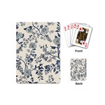 Blue Vintage Background Playing Cards Single Design (Mini) Back
