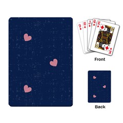 Corazones, Blue, Pattern Playing Cards Single Design (rectangle) by kyorashop23