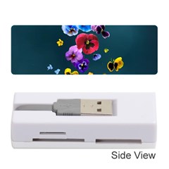 Falling Flowers, Art, Coffee Cup Memory Card Reader (stick) by kyorashop23