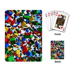Falling Lego Bricks, Desenho, Fall, Games Playing Cards Single Design (rectangle) by kyorashop23