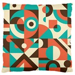 Retro Colorful Background, Retro Abstraction 18  Baby Flannel Cushion Case (Two Sides) Back