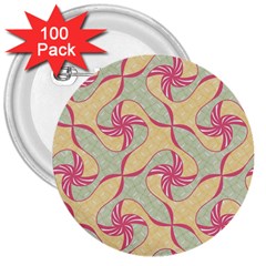 Abstract Pattern Design Scrapbooking 3  Buttons (100 Pack)  by Paksenen
