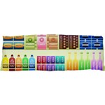 Supermarket Shelf Products Snacks 17 x47  Body Pillow Case Dakimakura (Two Sides) Back