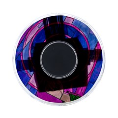 Enchanted Rose Stained Glass On-the-go Memory Card Reader by Cemarart