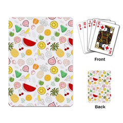 Pattern Seamless Texture Fruit Playing Cards Single Design (rectangle) by Sabxi