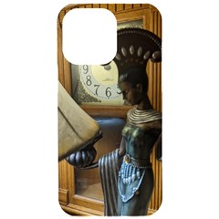 Lady Iphone 15 Pro Max Black Uv Print Pc Hardshell Case by bestdesignintheworld