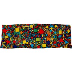 Shapes Pattern 17 x47  Body Pillow Case Dakimakura (two Sides) by Posterlux